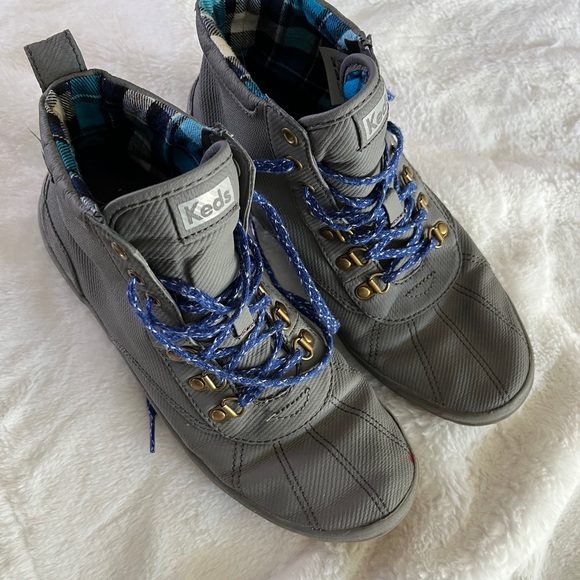 Keds Dreamfoam Waterproof High Tops Grey Gray WF62850 Size US 9 9W - Picture 3 of 4